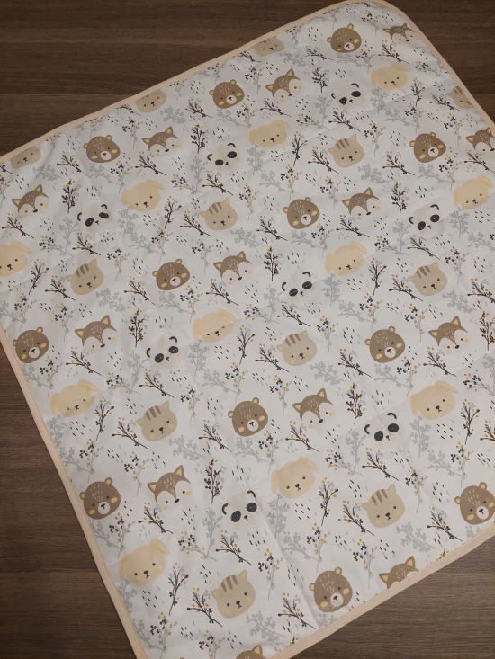 Комплекти за бебешка количка Комплект за количка ГОРСКИ ЖИВОТНИ в бежово