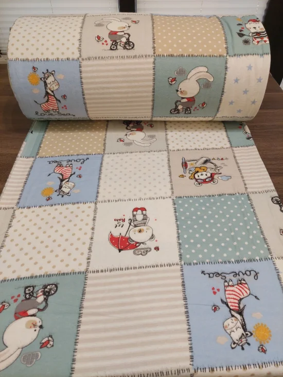 Бархет Плат КВАДРАТИ С ЖИВОТНИ, бархет